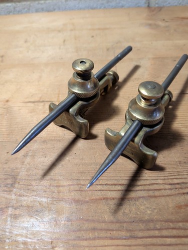 Brass steel trammels - brass, wwii