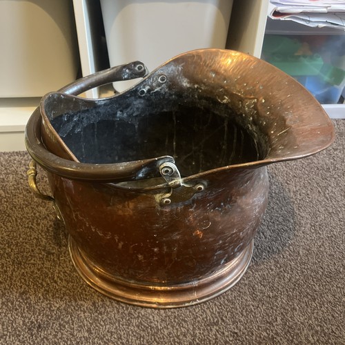 Antique brass copper coal - brass,