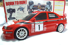 Tamiya Quick Drive 1/10 Mitsubishi Lancer Evolution VI Evo 6 Tommi Remote  Car