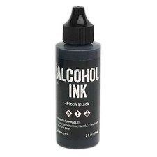  Tim Holtz Alcohol Ink - Pitch Black 2 oz. Kitchen