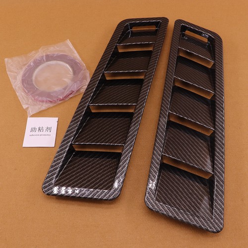 2pcs carbon fiber car - carbon, hood