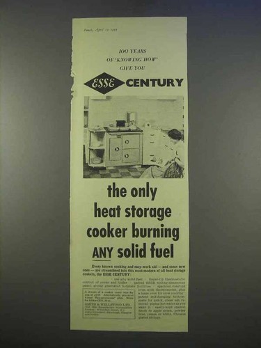 1955 esse century cooker - century, ad