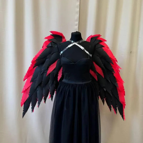 Black and red - red, angel