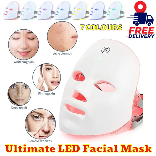 Led facial mask color red - led,