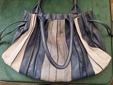 lupo leather navy, grey, cream