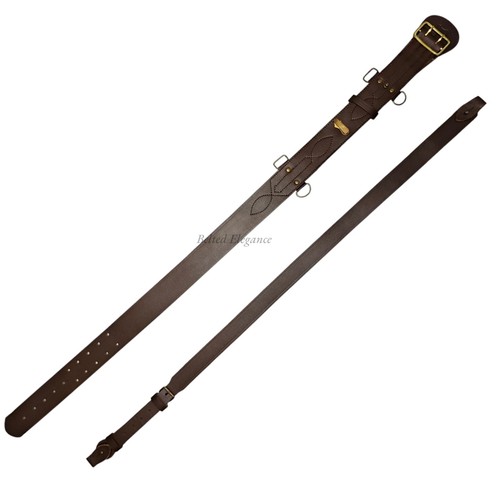 Sam browne belt with crossover - browne,