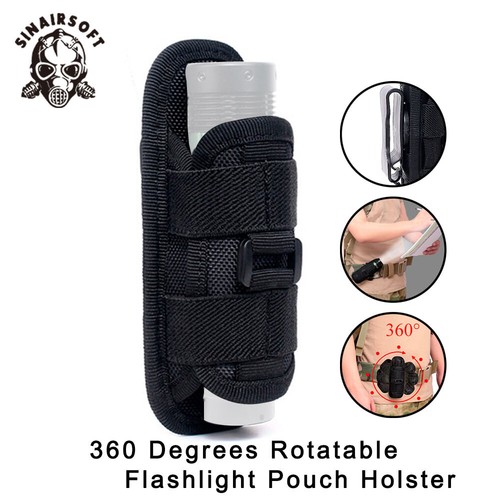 Tactical flashlight pouch - tactical,