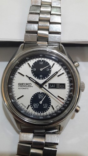 Seiko 6138 8020 panda - seiko, 6138-8020