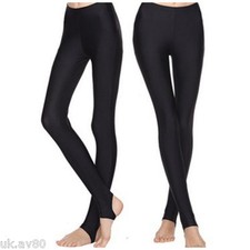 Women Islamic Muslim Swimwear Stirrup Legging Beachwear Burkini Trousers 8119
