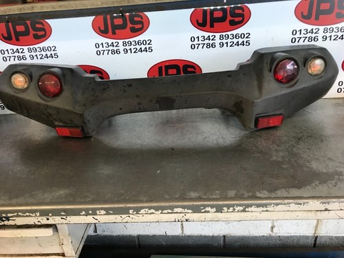 Plastic rear bumper panel