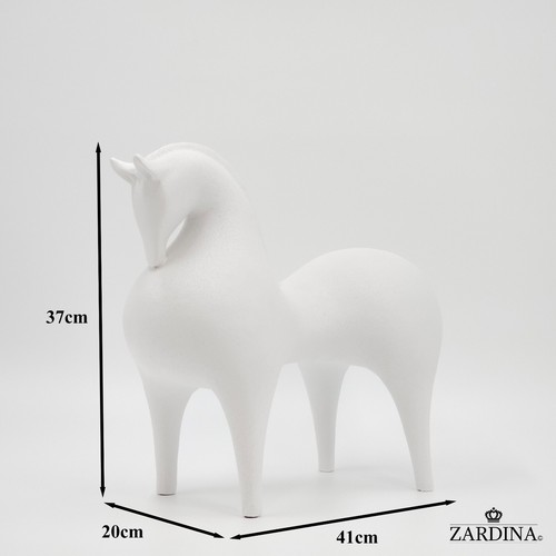 Terracotta horse - horse, white)