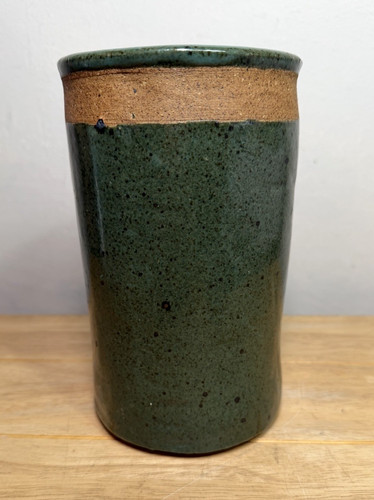 Studio pottery vase rustic - pottery,