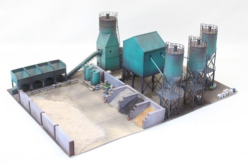 Cement worksdiorama with - cement,