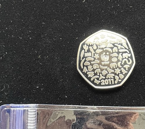 2011 wwf 50p silver proof - 2011,