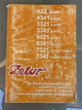 ZETOR SUPER PARTS BOOK