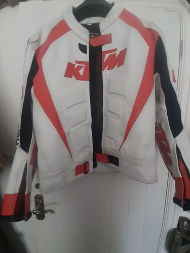 Ktm leather jacket - leather,
