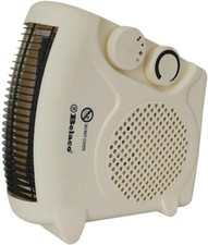 Belaco Fan Heater 2 Heat Settings 1000/2000W Electric Heaters Cream
