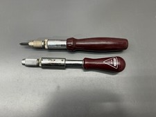 (c) VINTAGE STANLEY YANKEE 135A 135B 2PC SPIRAL RATCHET SCREWDRIVER SET VGC USA