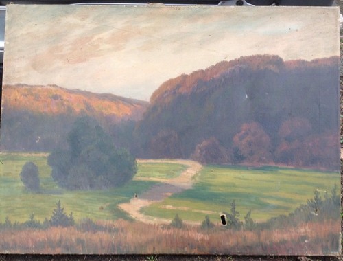 Oil painting art - art, nouveau