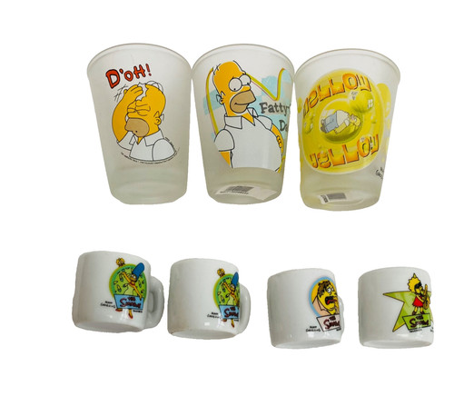 Simpsons homer shot glasses - homer,