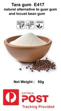 Tara Gum Powder E417   50g  natural alternative to guar gum and locust bean