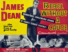 VINTAGE REBEL WITHOUT A CAUSE JAMES DEAN MOVIE POSTER A2 PRINT