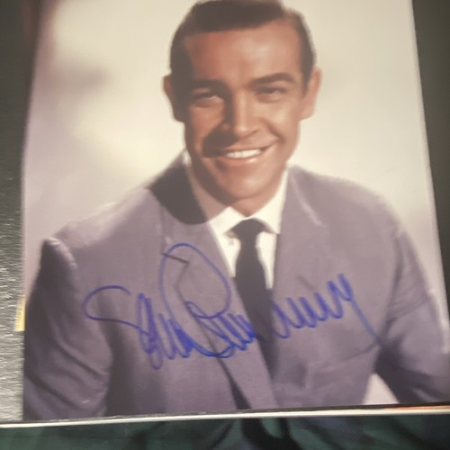 Sean connery signed - signed, goldfinger