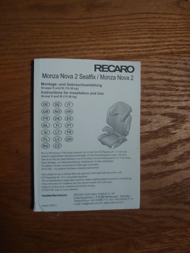 Recaro monza nova seatflex - 2,