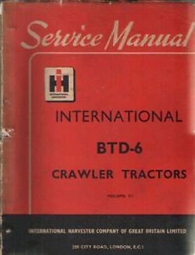 International crawler tractor - crawler,