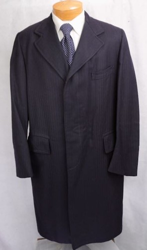 Vtg jos bank covert overcoat - a,