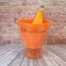Veuve Clicquot Champagne Orange Ice Bucket Cooler and Bottle Cover