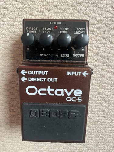 Boss octave pedal - boss, oc-5