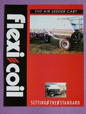 FLEXI-COIL 110 AIR SEEDER CART BROCHURE LEAFLET