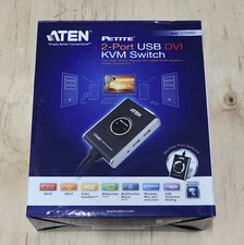 ATEN Petite CS682 2-Port USB DVI KVM Switch, brand new, unused