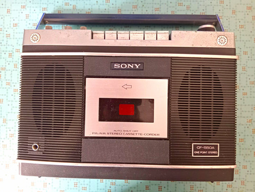 Sony 550a fm - cf-550a, am/fm
