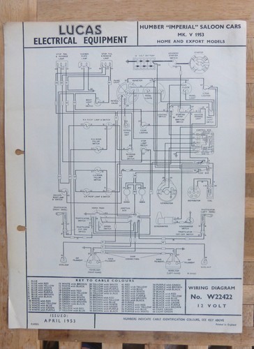 Original lucas humber imperial - humber,