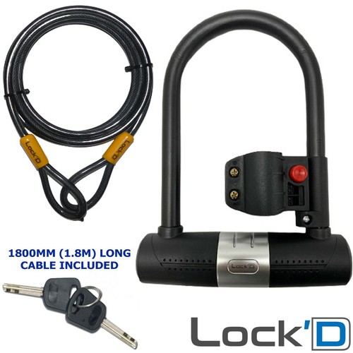 Shaped bike lock - u,