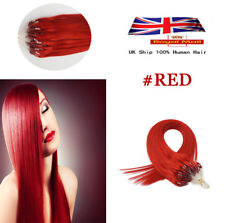 14''-24'' Double Drawn Indian Micro Loop Human Hair Extensions Micro Ring 1G