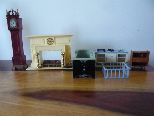 Vintage dolls house furniture - vintage,