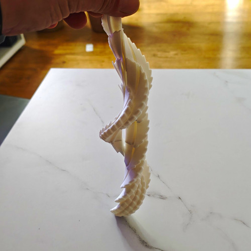 Printed twisty dragon egg - printed,