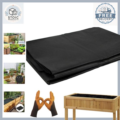 Garden bed liner with gloves - bed,