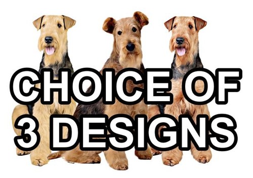Airedale terrier self adhesive - airedale,