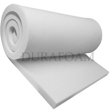 HIGH DENSITY UPHOLSTERY FOAM SHEETS - 60" x 20"  - ALL THICKNESSES SEATING FOAM