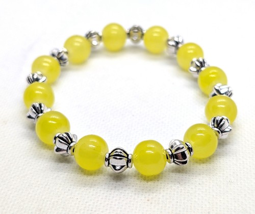 10mm yellow jade tibetan - yellow, &