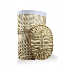 100l Oval Wicker Laundry