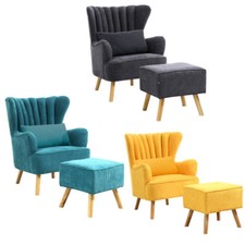 High Wing Back Armchair Queen