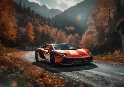 Small lamborghini poster - small, a6