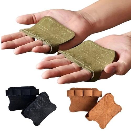 Leather weight lifting gloves - leather,
