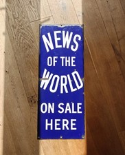 Vintage Enamel News Of The