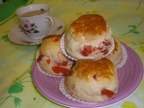 Home made cherry scones - ,